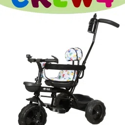 baby smile Small kids Tricycles |Cycles for Kids | Cycle for Baby with Storage Basket ST 04 WHITE Tricycle-picture-25