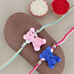 LUCKY JEWELLERY Thread Rakhi image 1