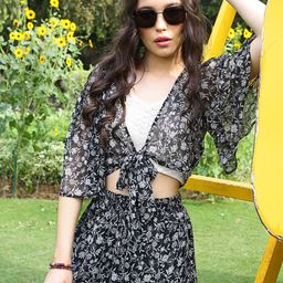 Sera Women Floral Printed Top With Shorts-picture-31