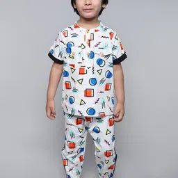 BAESD Boys Printed Pure Cotton T-shirt with Pyjamas-picture-57