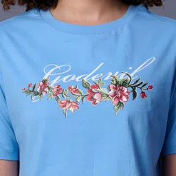 GO DEVIL Printed Pure Cotton T-Shirt With Joggers Co-Ords image 4