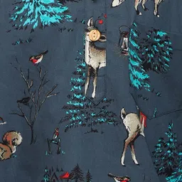 BAESD Boys Conversational Printed Pure Cotton Top & Pyjamas image 2