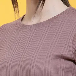 Rigo Striped Round Neck Top & Flared Trouser Pure Cotton Co-Ords image 5