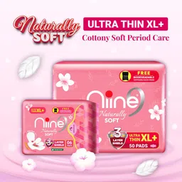 Niine Set Of 3 Naturally Soft Ultra Thin XL Sanitary Pads - 15 Pads Each image 2