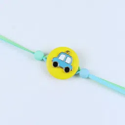 Asthetika Boys Car Charm Beaded Rakhi image 3