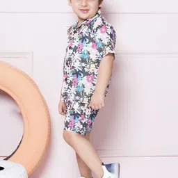 Aj DEZInES Boys Printed Pure Cotton Clothing Set image 2