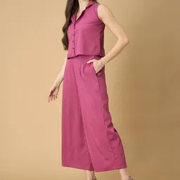 Fashfun Textured Top With Trousers Co-Ords image 5