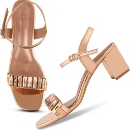 jm looks Women Heels Sandal image 3