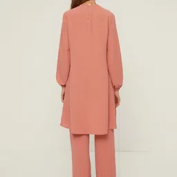 Trendyol Round Neck Longline Tunic With Trousers image 3