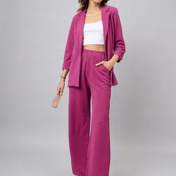 Orchid Blues Blazer & Flared Trousers Co-Ords image 5