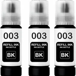 Gedi 003 Black Refill Ink for L3110,L3150,L3250,L3252,L3115,L3116 Printer 3PC Black Ink Bottle-image-79