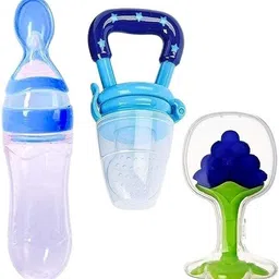 kidsy zilla Baby Cereal Rice Paste Squeeze Feeding Milk Bottle - Silicone image 1