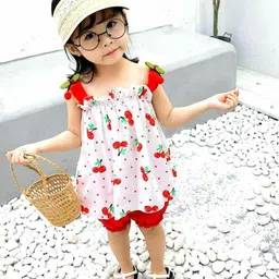 BAESD Girls Printed Tunic With Trousers-picture-56