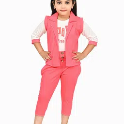 BAESD Girls Printed T-shirt With Trousers-image-65