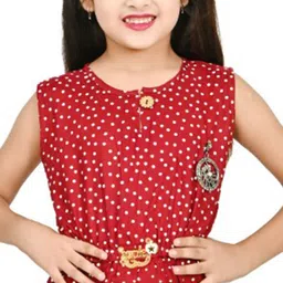 BAESD Girls Printed Sleeveless Basic Jumpsuit image 3