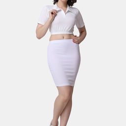 Popwings Crop Top & Pencil-Fit Skirt Co-Ords-picture-33