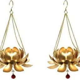 shivaye collection Lotus Hanging with Tea Light Holder(Set of 2) for Diwali Gift Iron Candle Holder best gift for diwali Iron 2 - Cup Candle Holder-picture-33