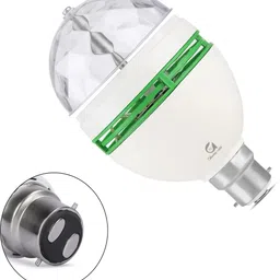 glowing night ROTATING BULB IN MULTICOLOR Single Disco Ball Single Disco Ball image 3