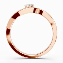 Sparkles Lab Grown Diamond 14kt Rose Gold ring image 3