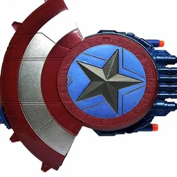 galactic New Gun Marvel Captain America Blaster Reveal Shield,Best Fight Gun with Best Shield (New Version) Guns & Darts image 2