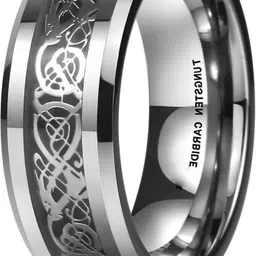 heer collection Dragon Black Silver Base Stainless Steel Finger Ring - Thumb Ring Valentine gift Intelligent Smart Ring Fashion Jewellery Collection propose Lovers Fancy Party wear Stylish latest design Heart king Couples Love Golden Black Blue Mens Style Thumb Smart Band Gold plated Name Letter Hand Finger Rings Combo set pack for men / Boys / boyfriend / husband /gents /girls / Ladies / women / Wife / girlfriend /Couple Latest Simple Single Daily use Gift High Trendy style , Tungsten, Metal, Brass, Enamel, Alloy Titanium, Gold, Black Silver, Rhodium Plated Ring Stainless Steel Titanium Plated Ring-picture-22