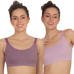 pooja ragenee Pack of 2 Women Sports Non Padded Bra image 1