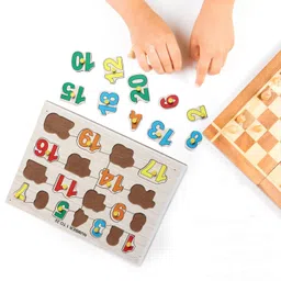 kajal entra prises Number Counting 1–20 Wooden Puzzle |Toy for Kids Learning & Brain Development image 5