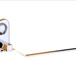 kanjal AISI 304 Stainless Steel Towel Ring Napkin Stand Towel Holder Napkin Ring Towel stand Cloth Hanger Modern Bathroom Accessories (Chrome Finish, Anti Rust) 9.8 inch 1 Bar Towel Rod image 2