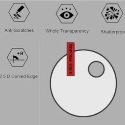 DB Back Camera Lens Glass Protector for VIVO V60 5G CAMERA LENS ( PACK OF 2) image 2