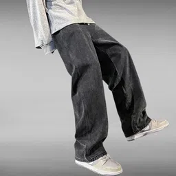 bold & blue Men Relaxed Fit Mid Rise Grey Jeans-picture-18