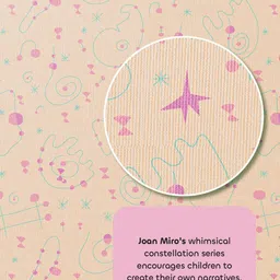 Smartsters Miros Magic Peach-Coloured Printed 180TC Cotton Single Bedsheet & Pillow Covers image 5