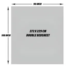 Kuber Industries Green & White 160 TC Cotton King Bedsheet with 2 Pillow Covers image 4