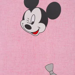 SOKNACK Pink & Black Cartoon Characters 300 TC Queen Bedsheet with 2 Pillow Covers image 3