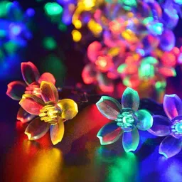 pracharan 16 LEDs 5 m Multicolor Steady Flower Rice Lights-picture-18