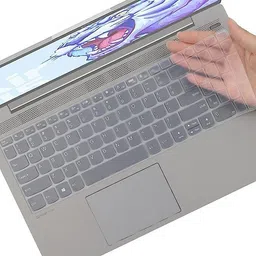 Saco 15.6 inch Protector Skin Silicone Keyboard Cover for 2022 Lenovo Thinkbook 15 G3 ACL U2 15.6 Inch Laptop 21A4A08XIH Keyboard Skin image 1