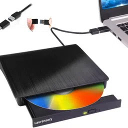 VOOCME External DVD Drive USB 3.0 Type-C CD Burner Portable CD External DVD Writer-image-28