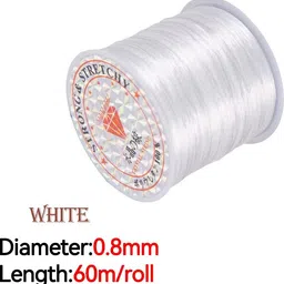 ritzkart Stretchy Crystal String Elastic Thread image 5