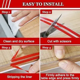 k2j TORA 5 Meter Silicone Edge Protector Strip Proofing & Corner Guard Child Safety-picture-11