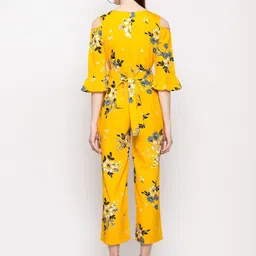 slenor Floral Print Women Jumpsuit image 2