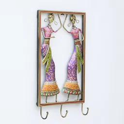 DecorativeDandiya Fram Multicolour Metal Wall Art By Decorum image 3