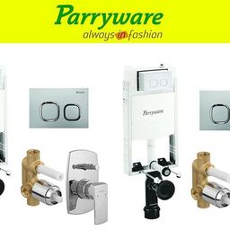 parryware Half Frame Concealed Cistern, with divater body upper Euclid set of 2 pic 022 Dual Flush Tank-picture-5