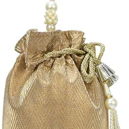 lavie signature Women Gold Potli image 3