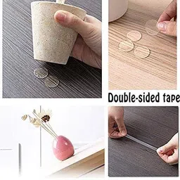 kauldvishe Double Sided Easy to Use Dispenser Glue Dot Putty Sticker,nsparent Double-Sided Tape Stickers (Manual) image 5