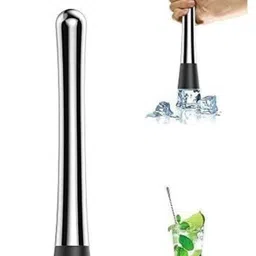villwin Cocktail Muddler for Mojitos,S Steel Strong Muddler to Create Refreshing Drinks Bar Set-picture-42
