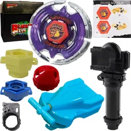 bladeking beys BB47 Earth Eagle 145WD + 1 Way String Launcher (Right Spin) + Toy Storage Box-picture-22