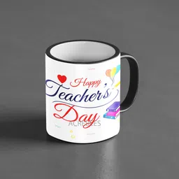 acrebees Best Teacher Ever Black Coffee|Gift For Best Teacher|Teacher Day Gift-12 Ceramic Coffee Mug image 3