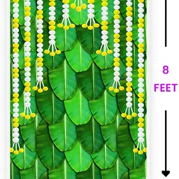 dhara collections DharaCollections Banana Leaf Washable Backdrop | Polyester Taiwan image 2