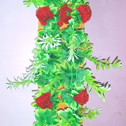 kingstyle impex Artificial Flowers Home Decoration Vine & Creepers Plant Wall Hanging Chain A284 Multicolor Rose Artificial Flower-picture-35