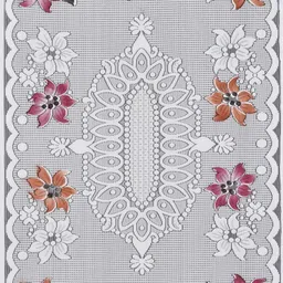 mangeram Cotton 2 Seater Floral Table Cover image 2