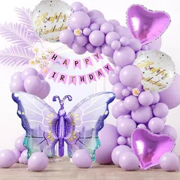 Butterfly Theme Birthday Party Decorations Kit-image-43